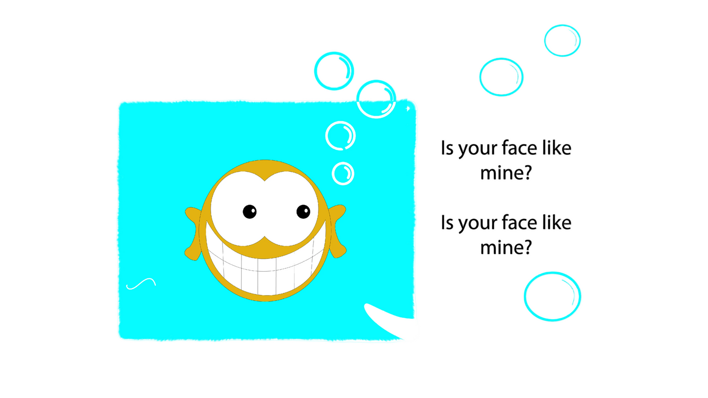 cartoon fish talking.